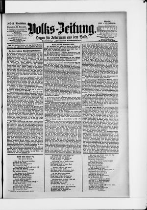 Volks-Zeitung vom 21.11.1896