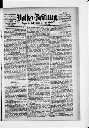Volks-Zeitung vom 24.11.1896