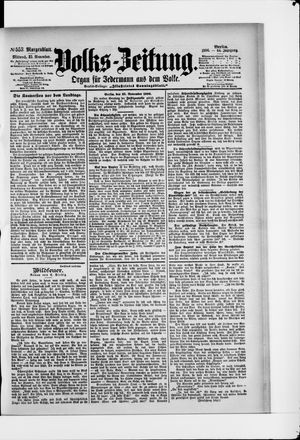 Volks-Zeitung vom 25.11.1896