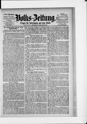 Volks-Zeitung vom 01.12.1896