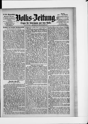 Volks-Zeitung vom 02.12.1896