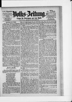 Volks-Zeitung vom 03.12.1896