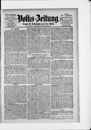 Volks-Zeitung vom 04.12.1896