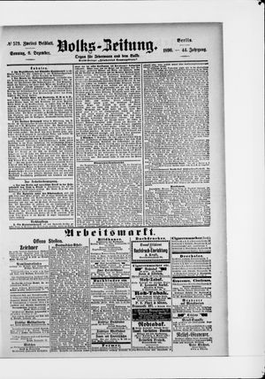 Volks-Zeitung vom 06.12.1896