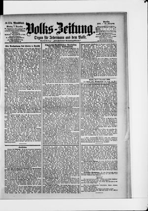 Volks-Zeitung vom 07.12.1896