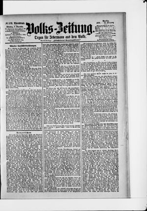 Volks-Zeitung vom 08.12.1896