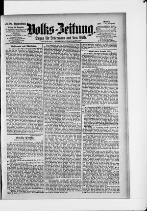 Volks-Zeitung vom 11.12.1896