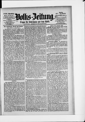 Volks-Zeitung vom 14.12.1896