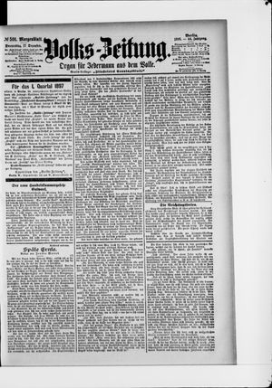 Volks-Zeitung on Dec 17, 1896
