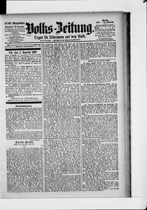 Volks-Zeitung vom 19.12.1896