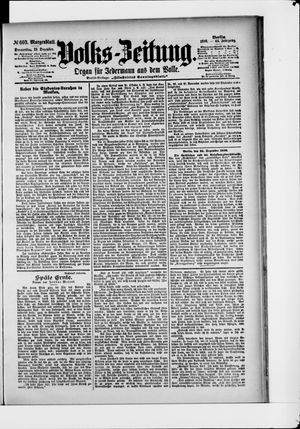 Volks-Zeitung on Dec 24, 1896