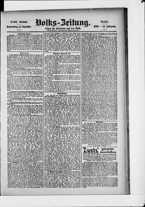 Volks-Zeitung on Dec 24, 1896