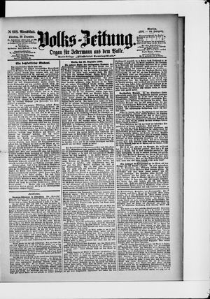 Volks-Zeitung vom 29.12.1896