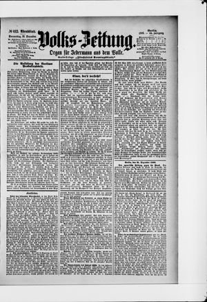 Volks-Zeitung on Dec 31, 1896