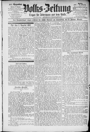 Volks-Zeitung vom 01.01.1897