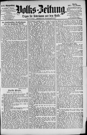 Volks-Zeitung vom 07.01.1897
