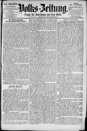 Volks-Zeitung on Jan 8, 1897