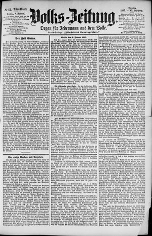 Volks-Zeitung vom 08.01.1897