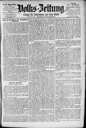Volks-Zeitung vom 15.01.1897