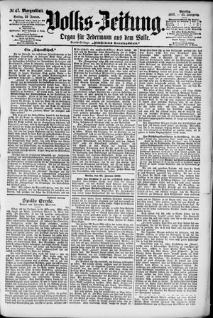 Volks-Zeitung vom 29.01.1897