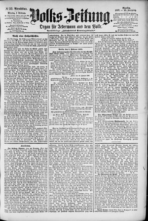 Volks-Zeitung vom 01.02.1897