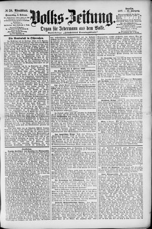 Volks-Zeitung vom 04.02.1897