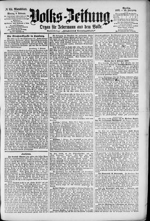 Volks-Zeitung vom 08.02.1897