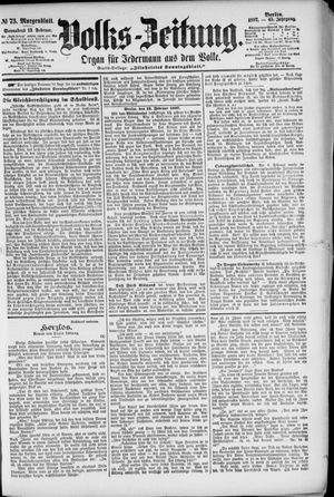 Volks-Zeitung vom 13.02.1897