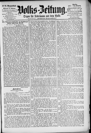 Volks-Zeitung vom 17.02.1897
