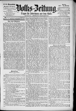 Volks-Zeitung vom 20.02.1897