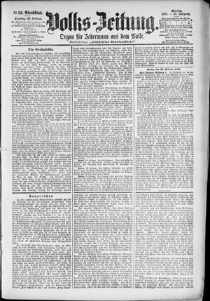 Volks-Zeitung vom 23.02.1897