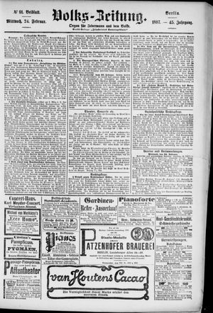 Volks-Zeitung vom 24.02.1897