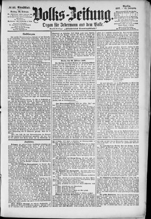 Volks-Zeitung on Feb 26, 1897