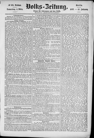 Volks-Zeitung vom 04.03.1897
