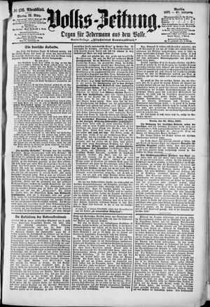 Volks-Zeitung vom 22.03.1897