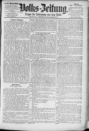 Volks-Zeitung vom 25.03.1897