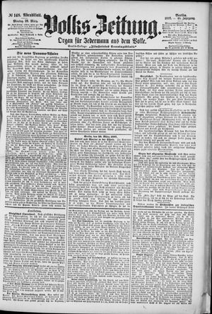 Volks-Zeitung on Mar 29, 1897