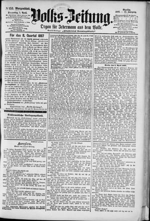 Volks-Zeitung vom 01.04.1897