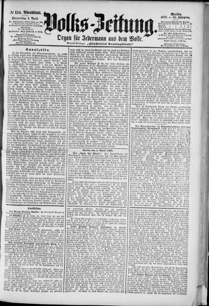 Volks-Zeitung on Apr 1, 1897