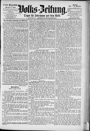 Volks-Zeitung vom 07.04.1897