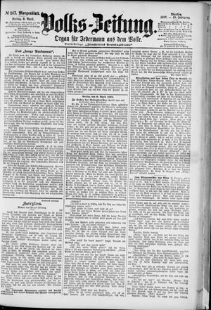 Volks-Zeitung vom 09.04.1897