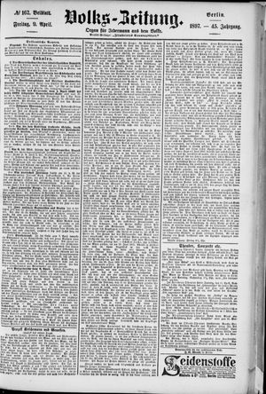 Volks-Zeitung vom 09.04.1897