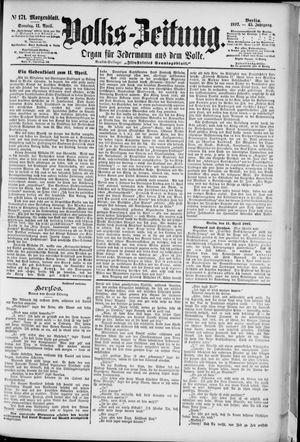 Volks-Zeitung vom 11.04.1897