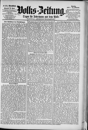Volks-Zeitung on Apr 13, 1897