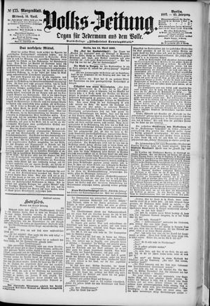 Volks-Zeitung on Apr 14, 1897