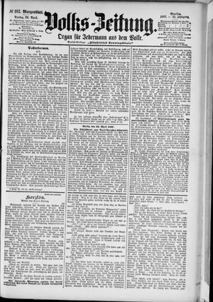 Volks-Zeitung on Apr 23, 1897