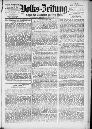 Volks-Zeitung on May 13, 1897