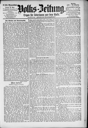 Volks-Zeitung vom 14.05.1897