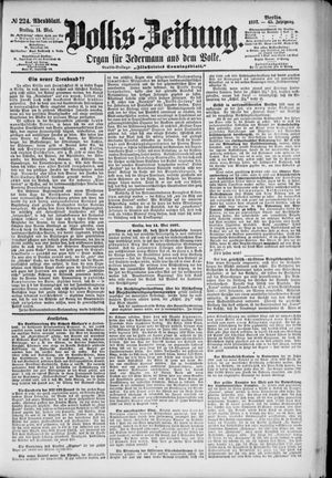 Volks-Zeitung vom 14.05.1897