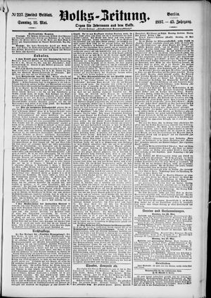 Volks-Zeitung vom 16.05.1897